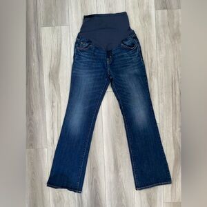 Bootcut Maternity Jeans with Stretch Panel